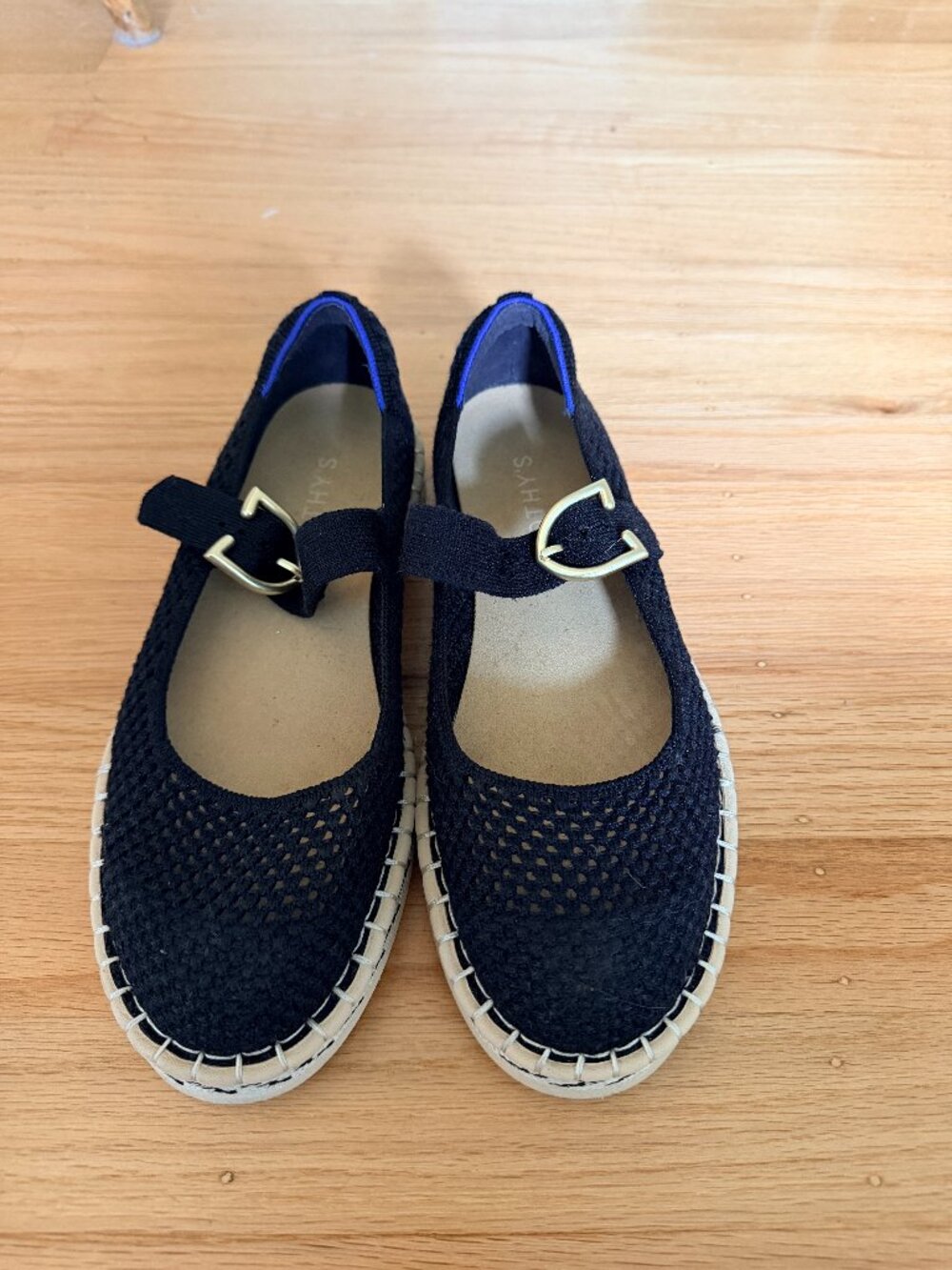 Rothy's Mary Jane Espadrille - Black, Size 7